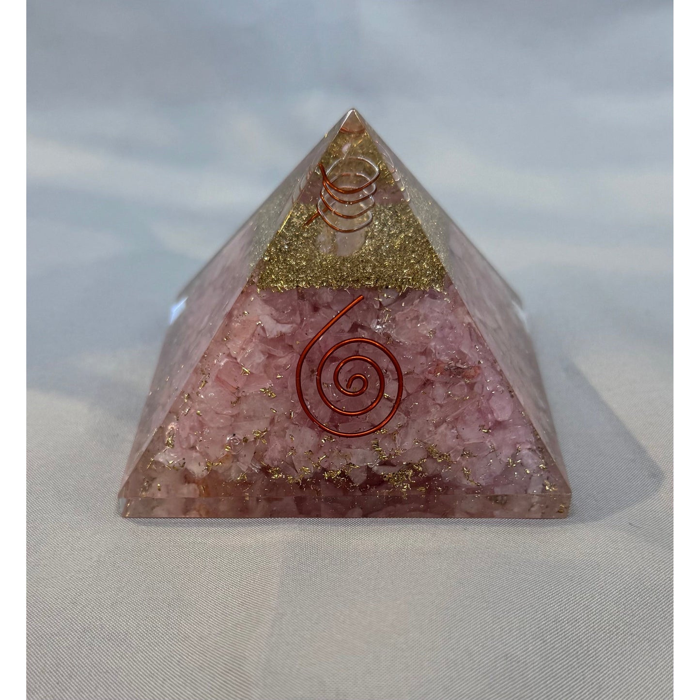 Orgone Energy Pyramids w/ Copper and Crystals