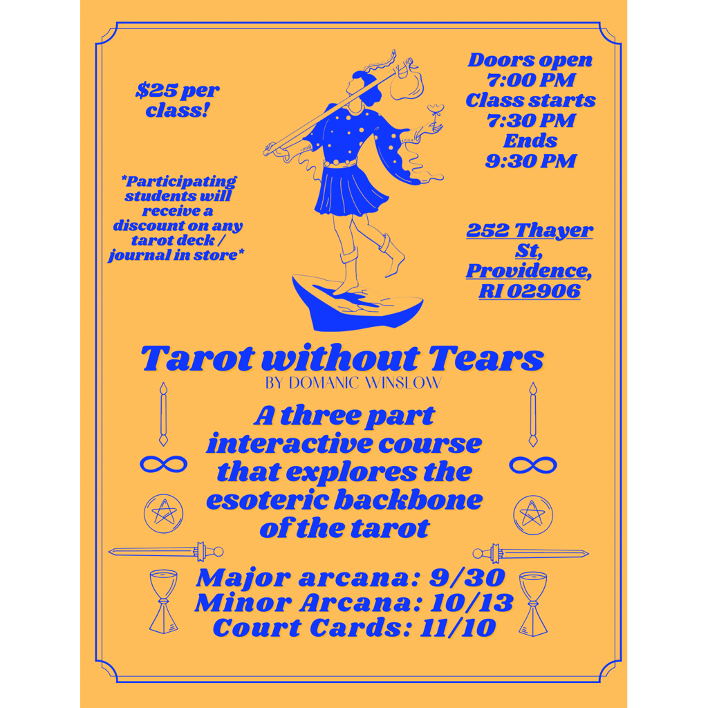 Tarot without Tears ~ In Store Class