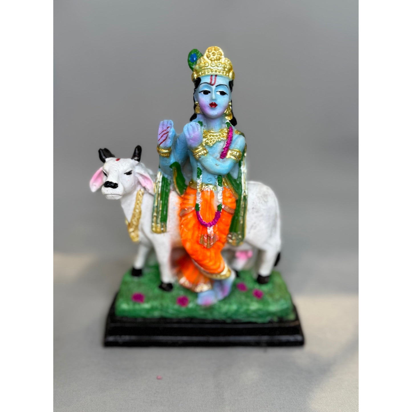 Hand Painted Resin Deity Statue- 5 inches