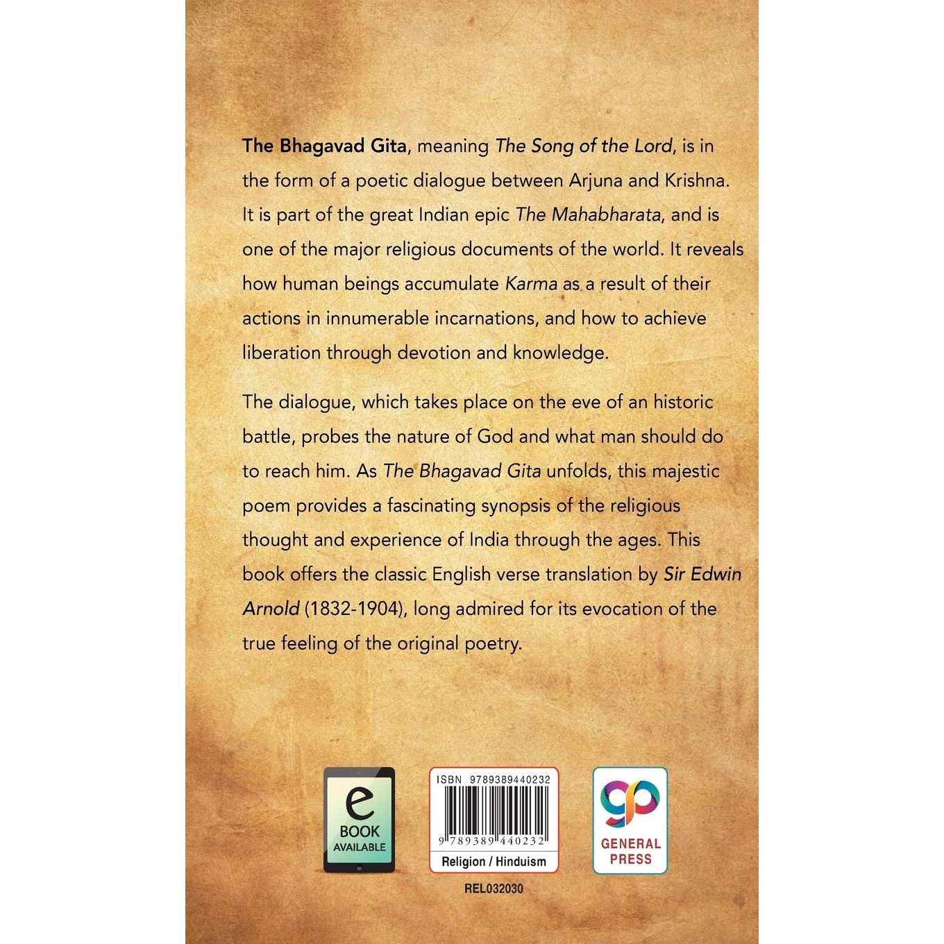 The Bhagavad Gita ~ The Song Celestial A Poetic Version