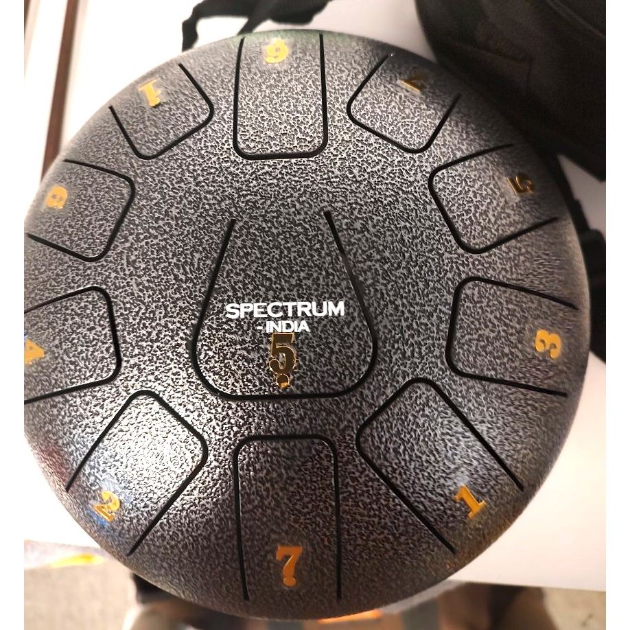 Steel Tongue Drum / Pan Drum with Carrying Bag & Mallet.