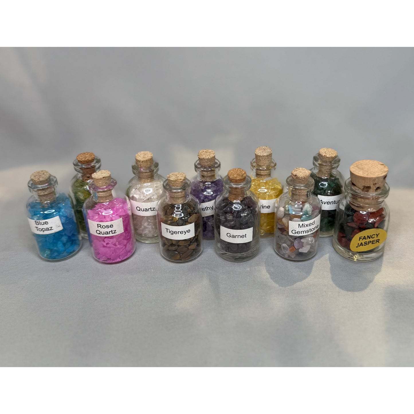 Crystals Gemstone Bottles
