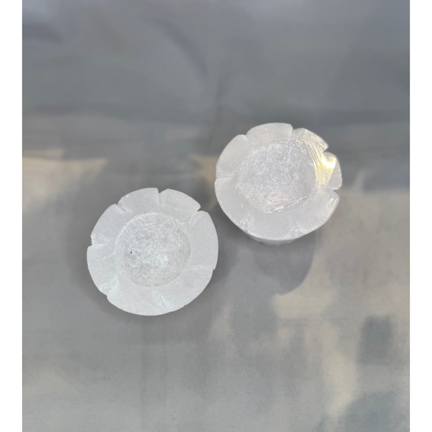 3" Selenite Candle Holder