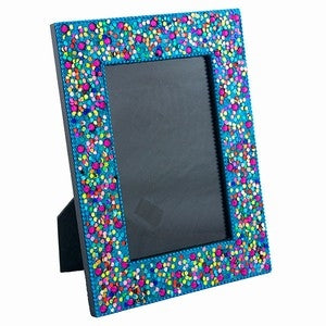 Glitzy Gem Rainbow Picture Frame