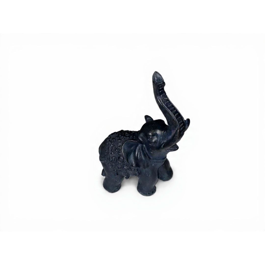 Resin Elephant with Trunk up