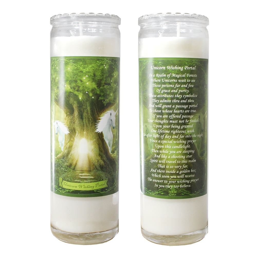 Angel Jar Candles with Prayer