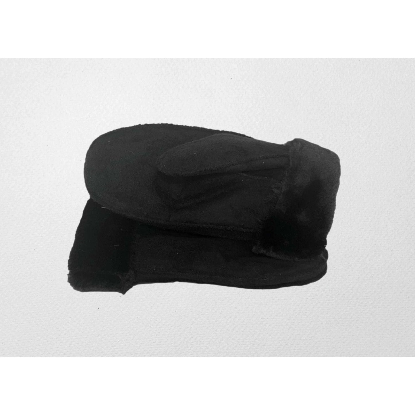 Unisex Warm Winter Soft Suede Mittens with Fur Inside