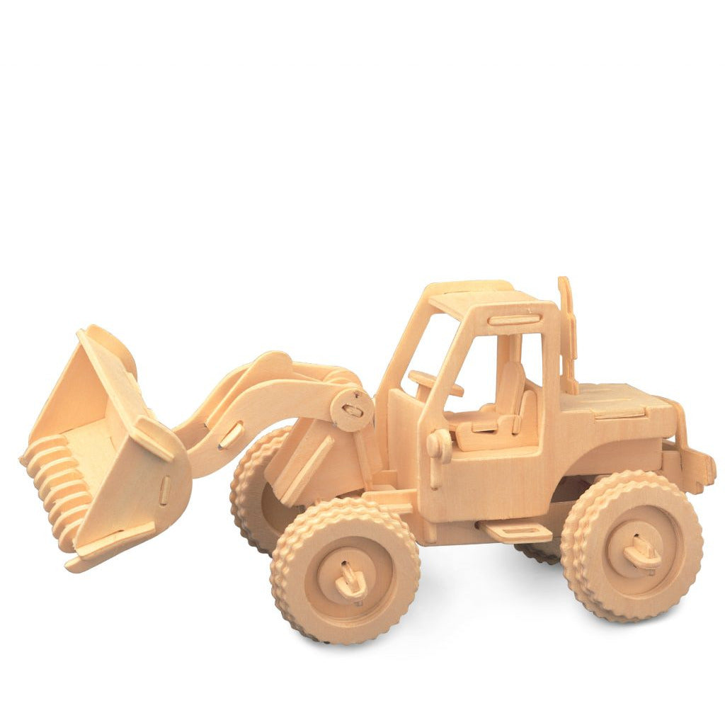 Wooden Bulldozer 3D Puzzle
