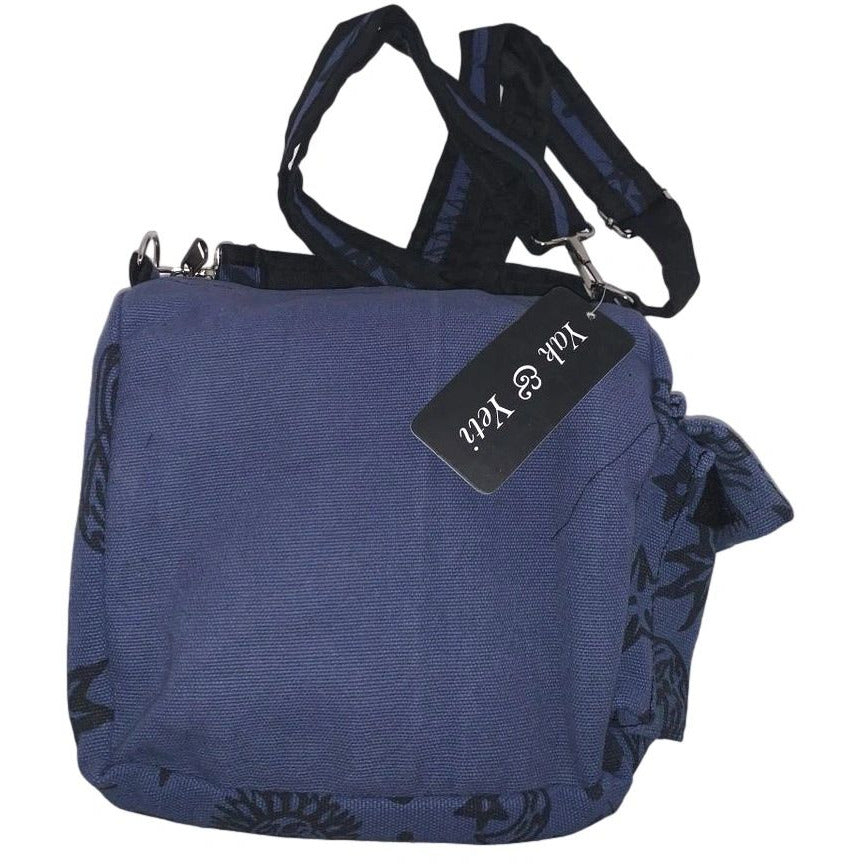 Yak & Yeti Blue Universe Planet Cross Body Bag