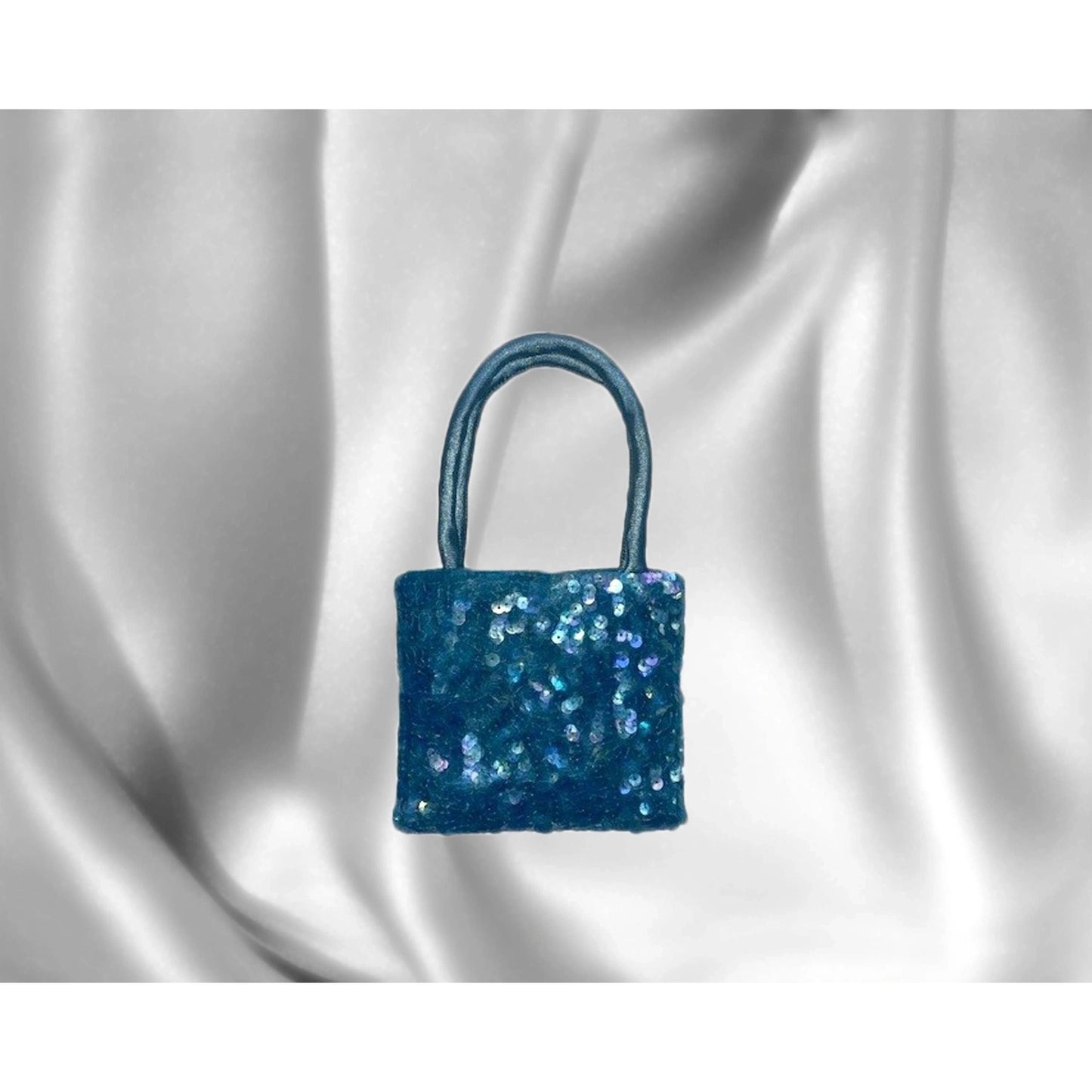 Satin & Sequins Hand Bag