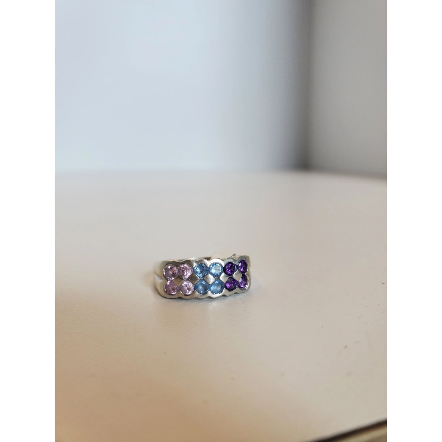 Cubic Zirconia Multi Colored Size 7