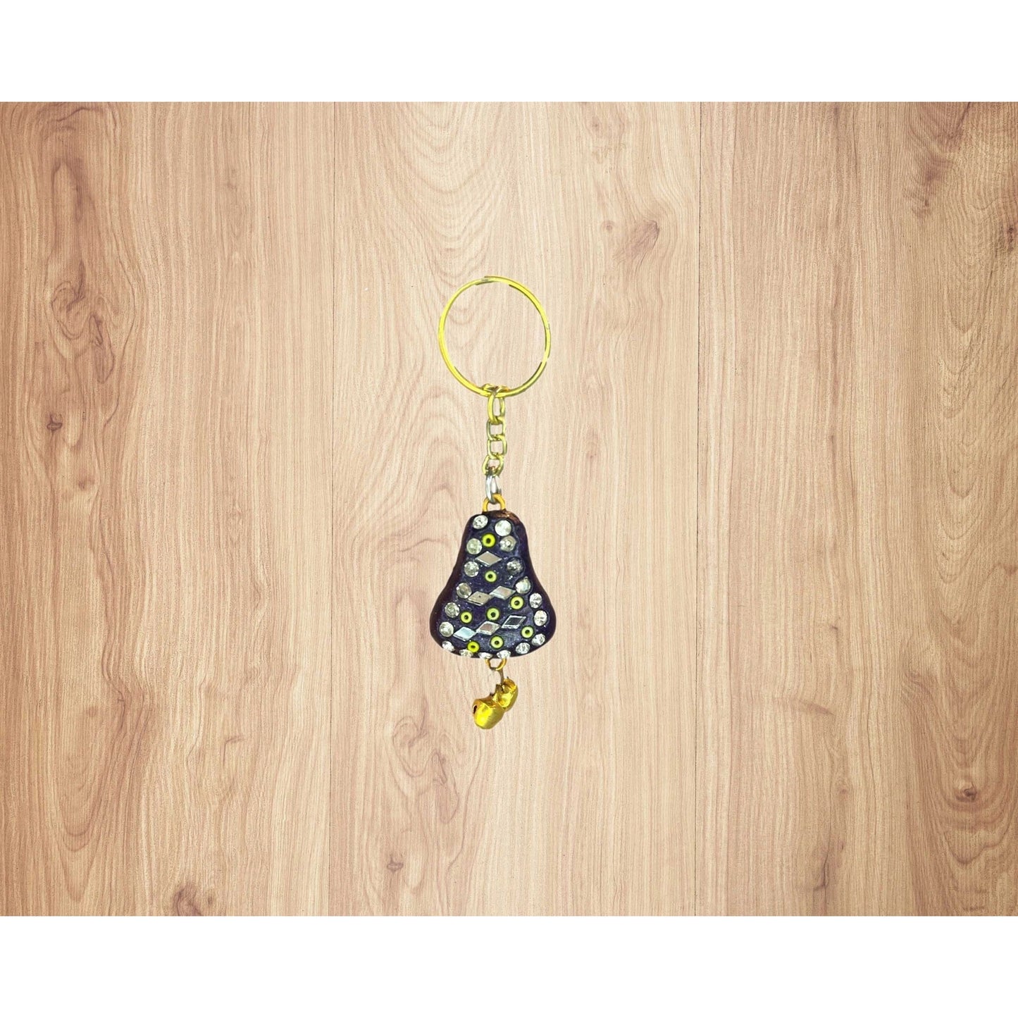 Handmade Rajasthani Bell Shaped Key Chain with Bells