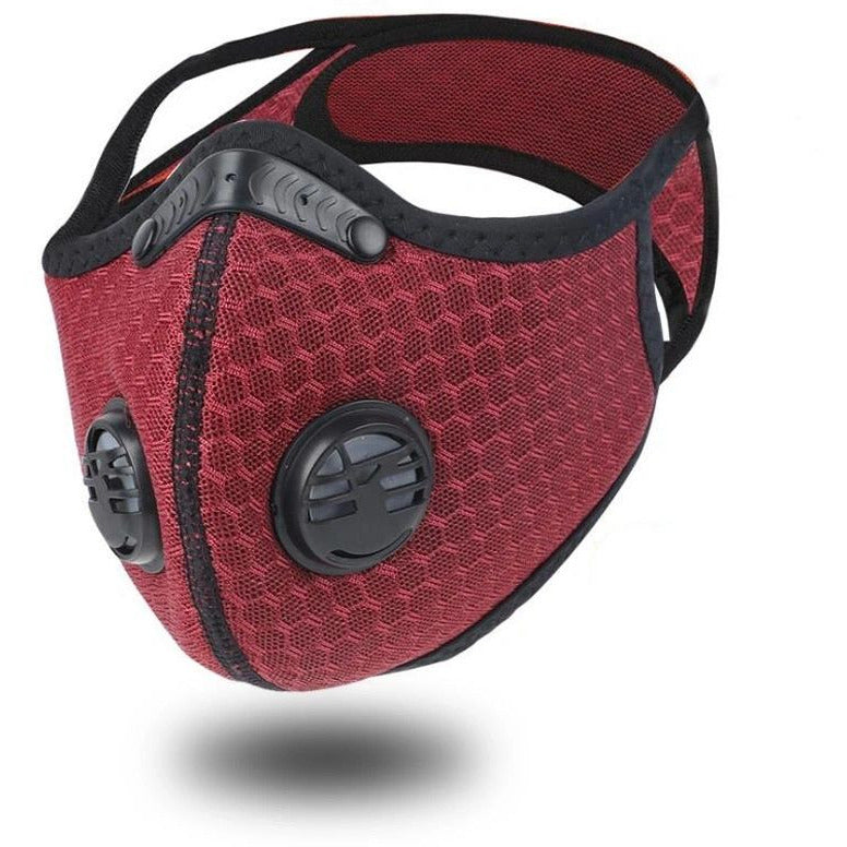 Washable and Reusable Sport Shield Exhalation Valve Mask With Velcro Closure-Clearance