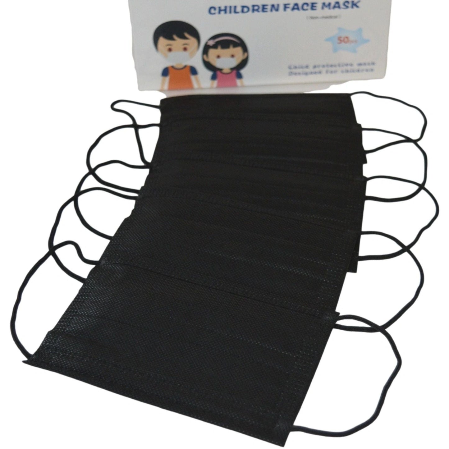 50 pieces -Children Disposable Non-Woven 3 Ply Face Masks-Clearance