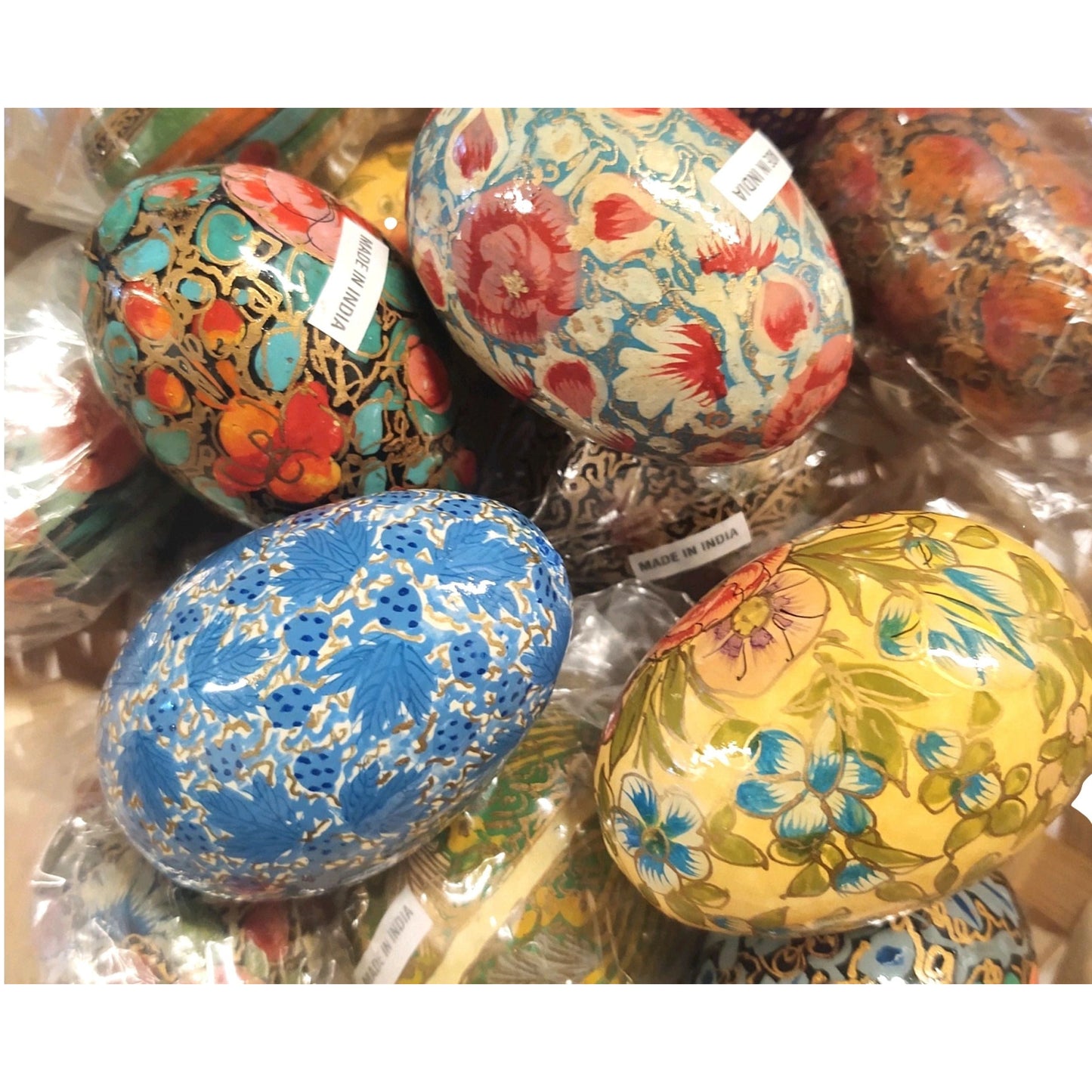 Kashmiri Paper Mache' Eggs