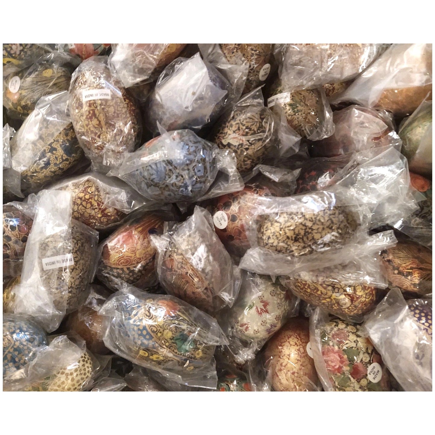 Kashmiri Paper Mache' Eggs