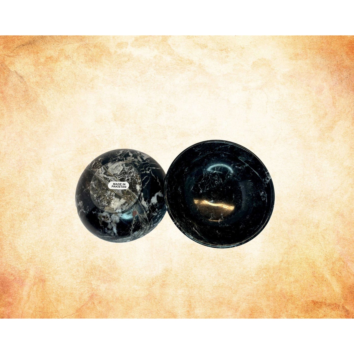 Orthoceras Fossil Bowl Round