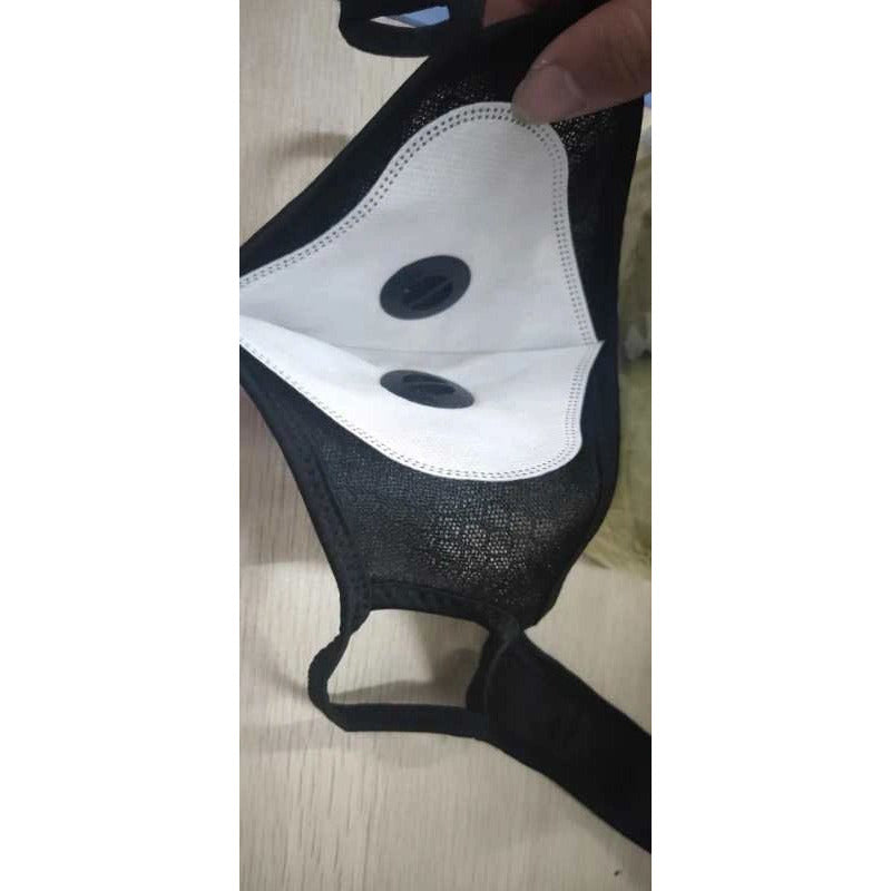 Washable and Reusable Sport Shield Exhalation Valve Mask With Velcro Closure