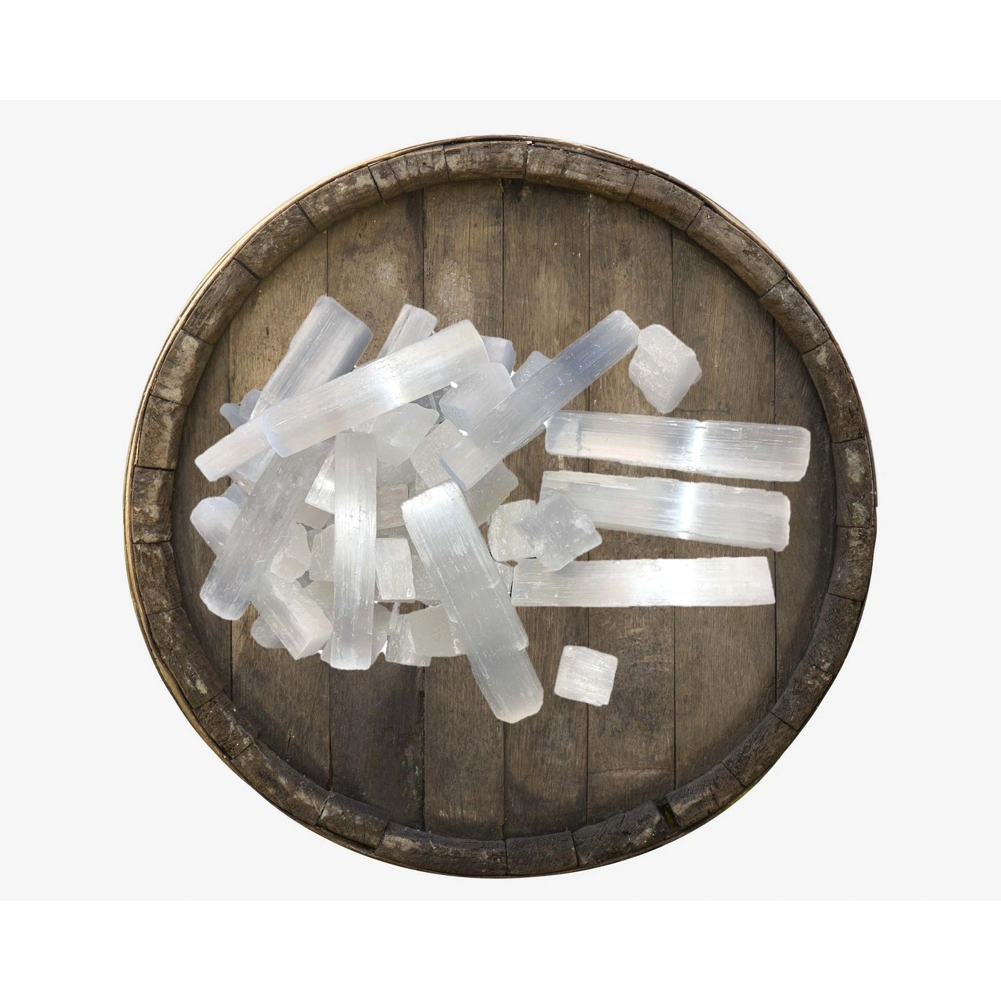 Natural Raw Selenite Gift Set