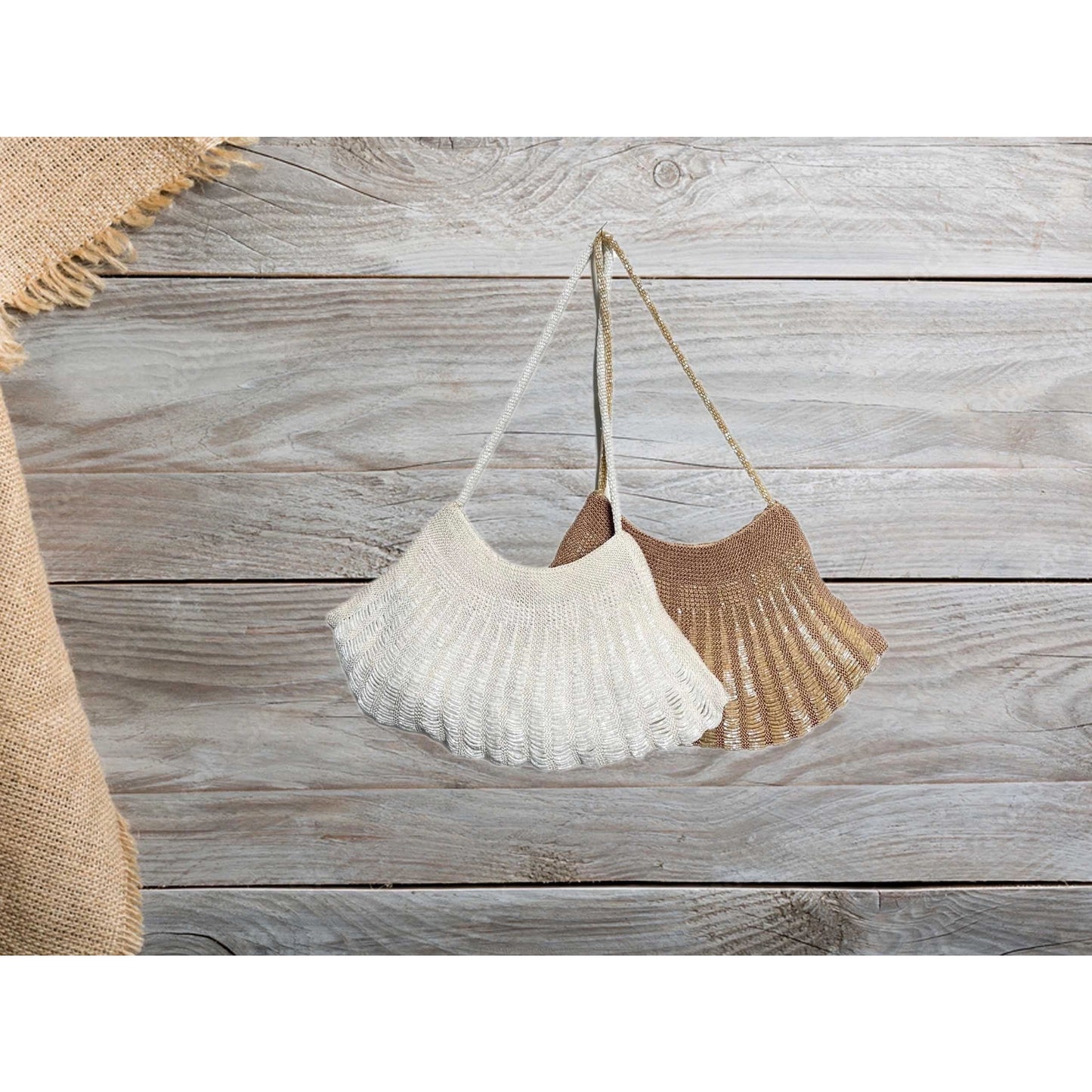 Crochet Seed Bead Purse - Hand Made