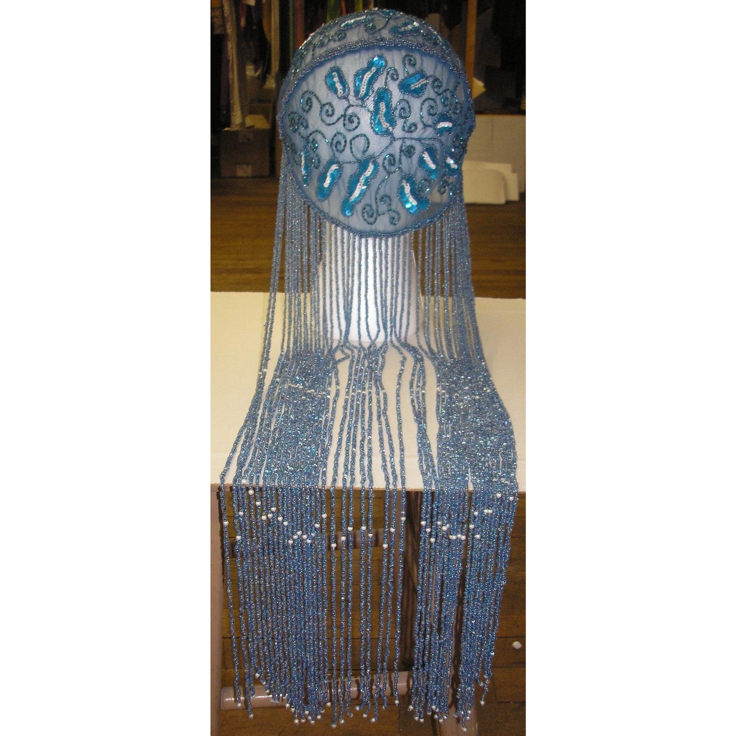 Adini USA Hand Beaded Turquoise Juliet Head Cap