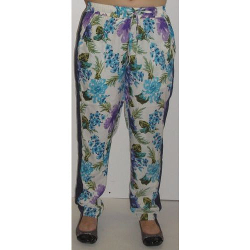 Floral Pants - Blue Floral