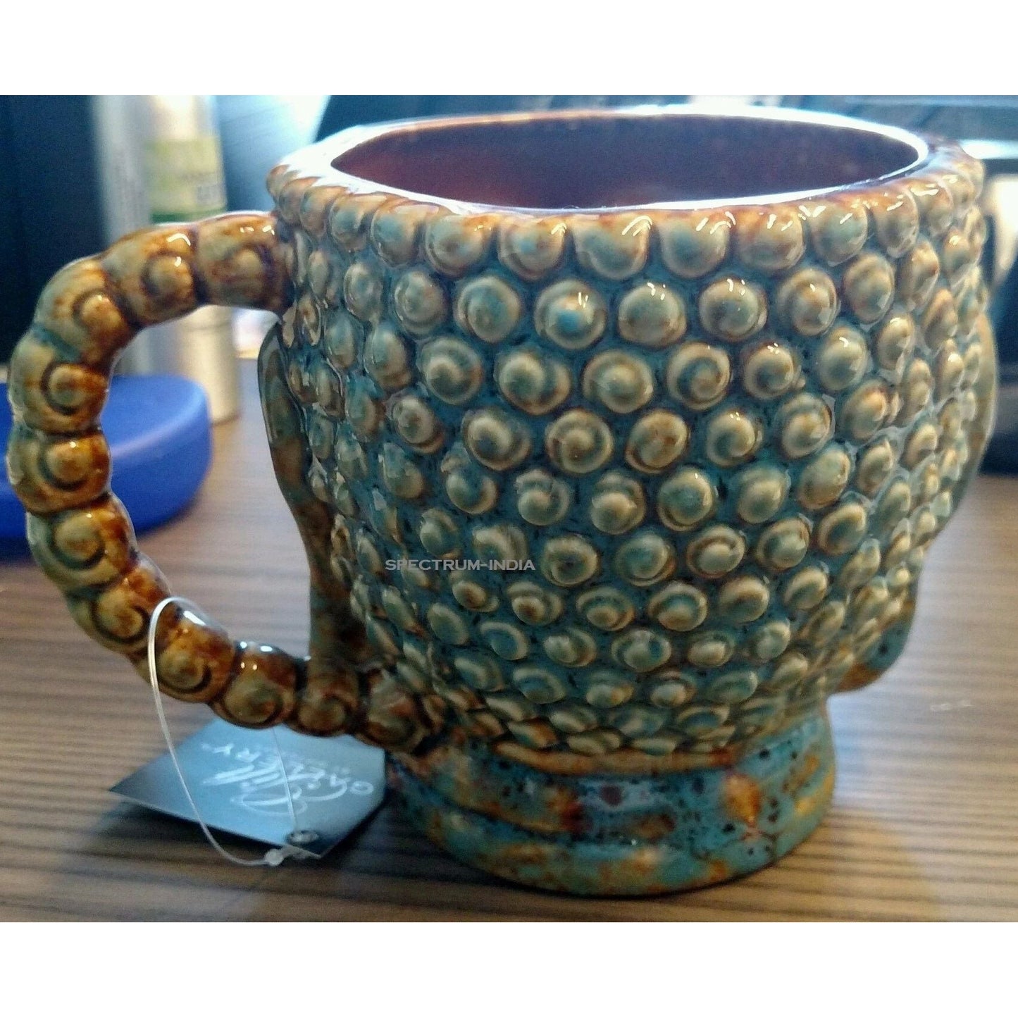 Buddha Head Ceramic Mug