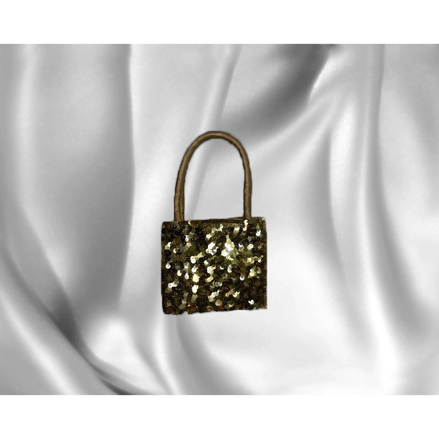 Satin & Sequins Hand Bag
