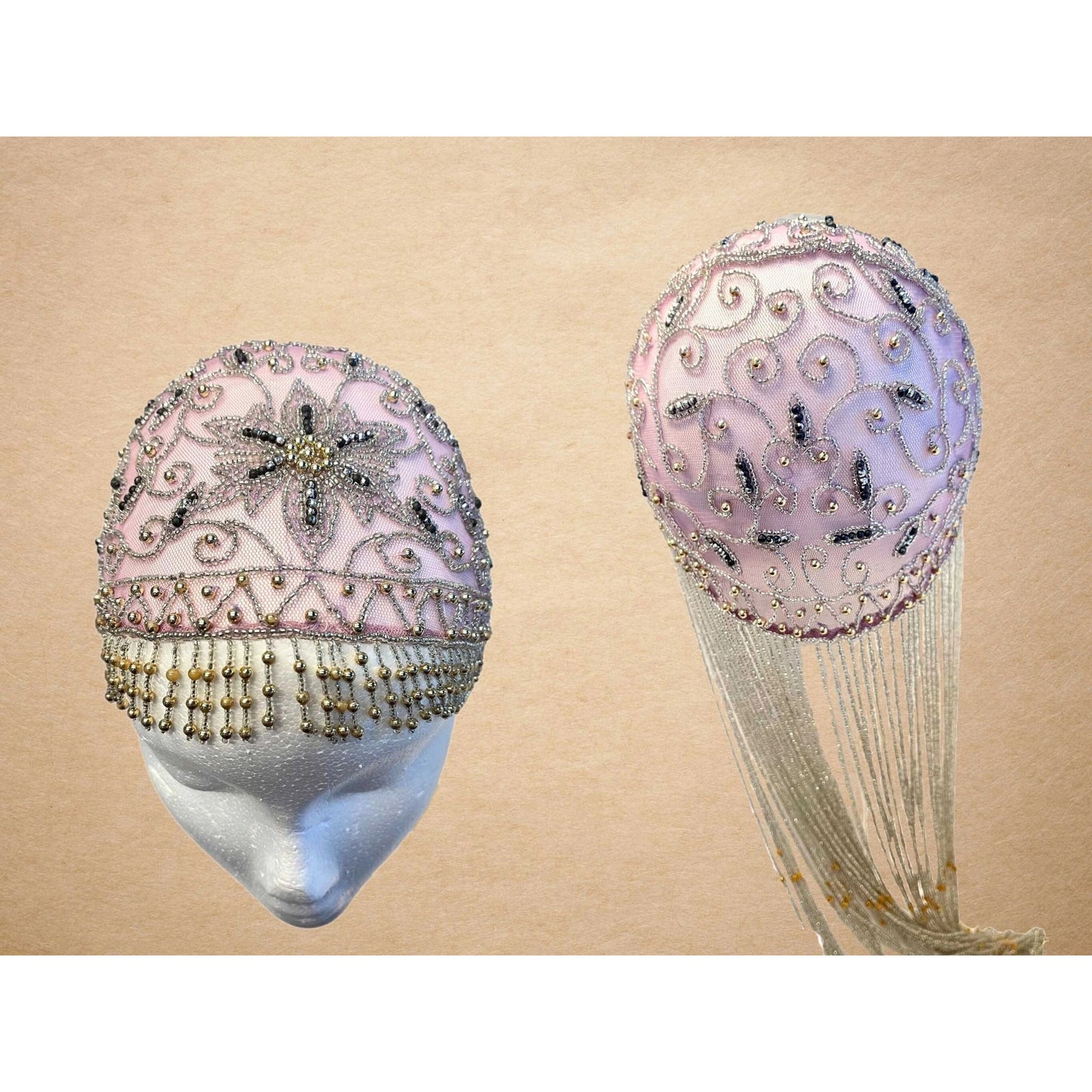 Seed Bead Juliet Cap - Hand Made