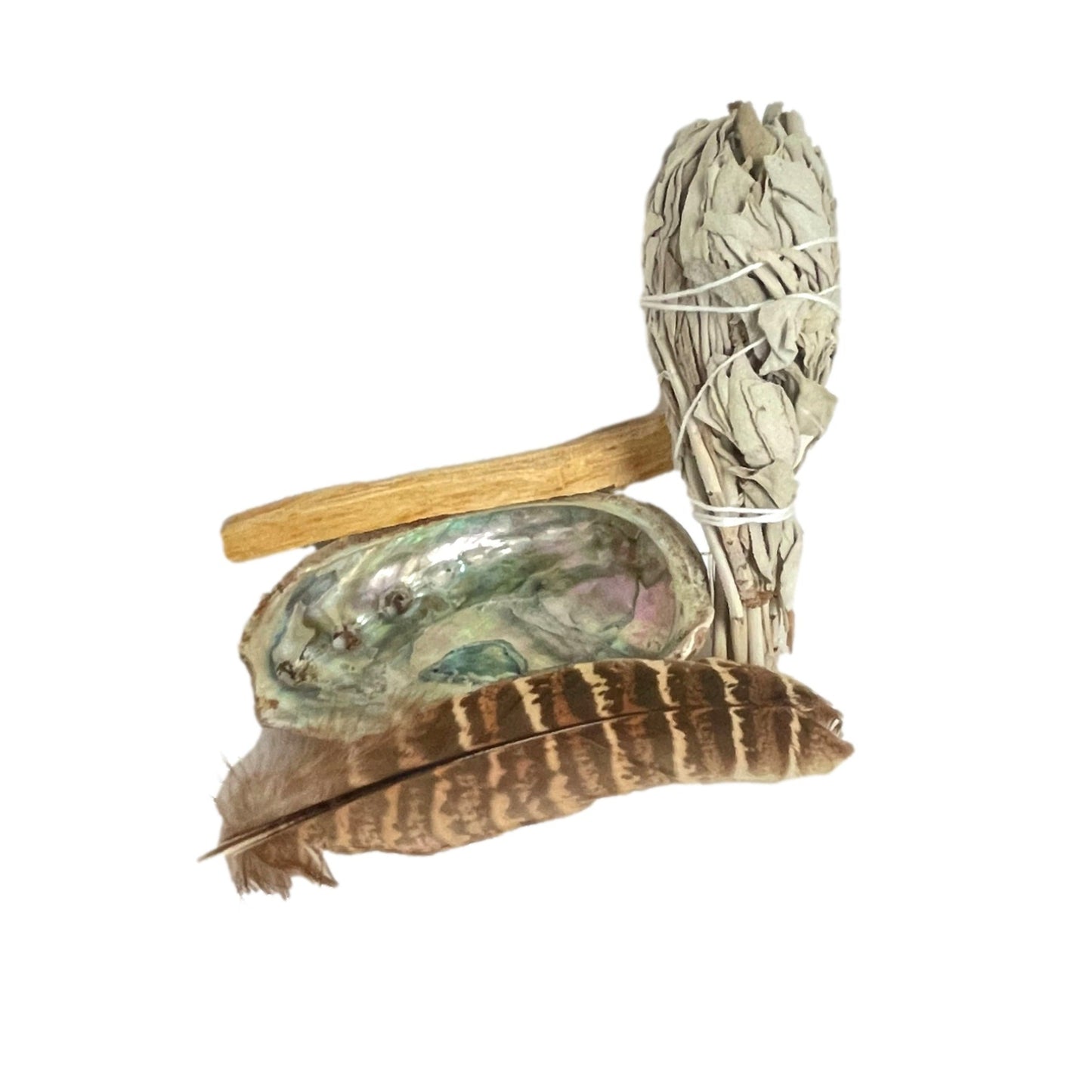 White Sage & Palo Santo Smudge Kit