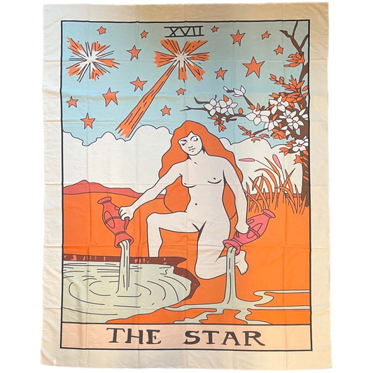 "The Star" Tarot Card Tapestry