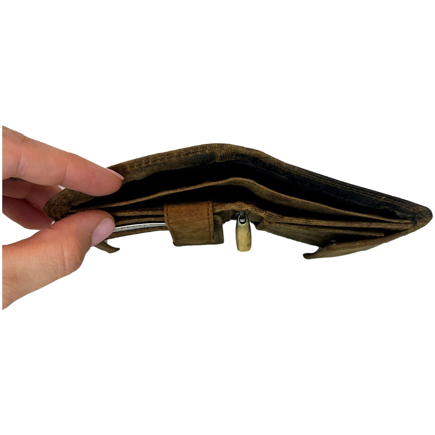 Genuine Leather Washed Wallet