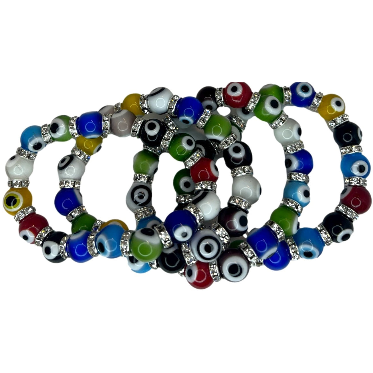 Multi-Colored Evil Eye Bracelet