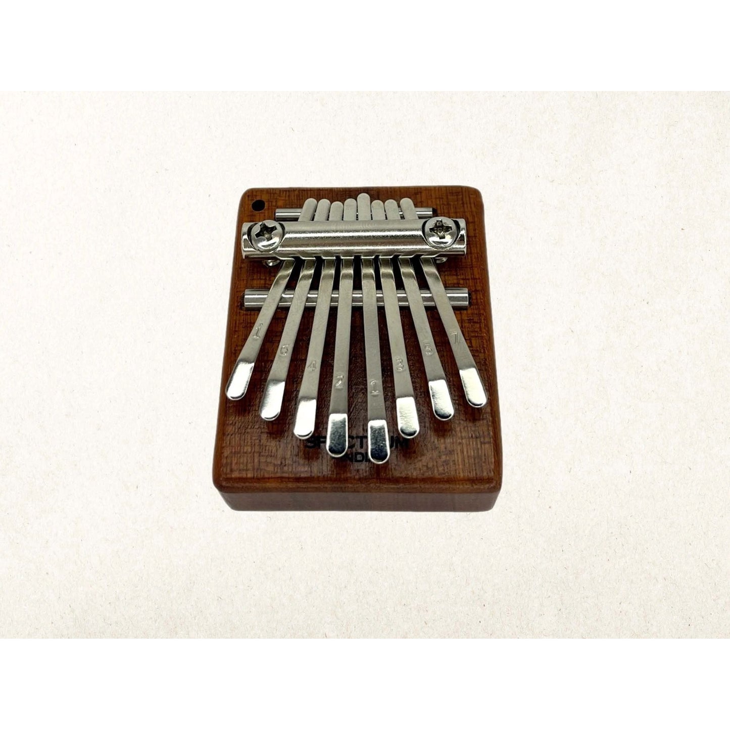 Mini 8-Key Sapele Plate Kalimba Instrument - 3 Designs ~ Finger Piano