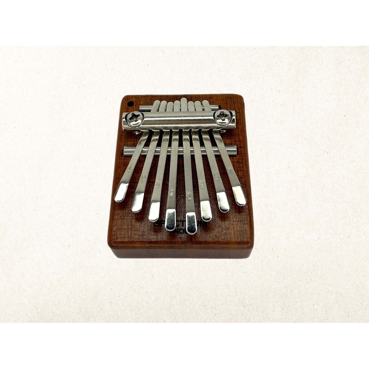 Mini 8-Key Sapele Plate Kalimba Instrument - 3 Designs