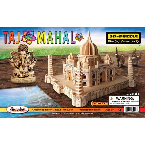 Wooden Taj Mahal 3D Puzzle