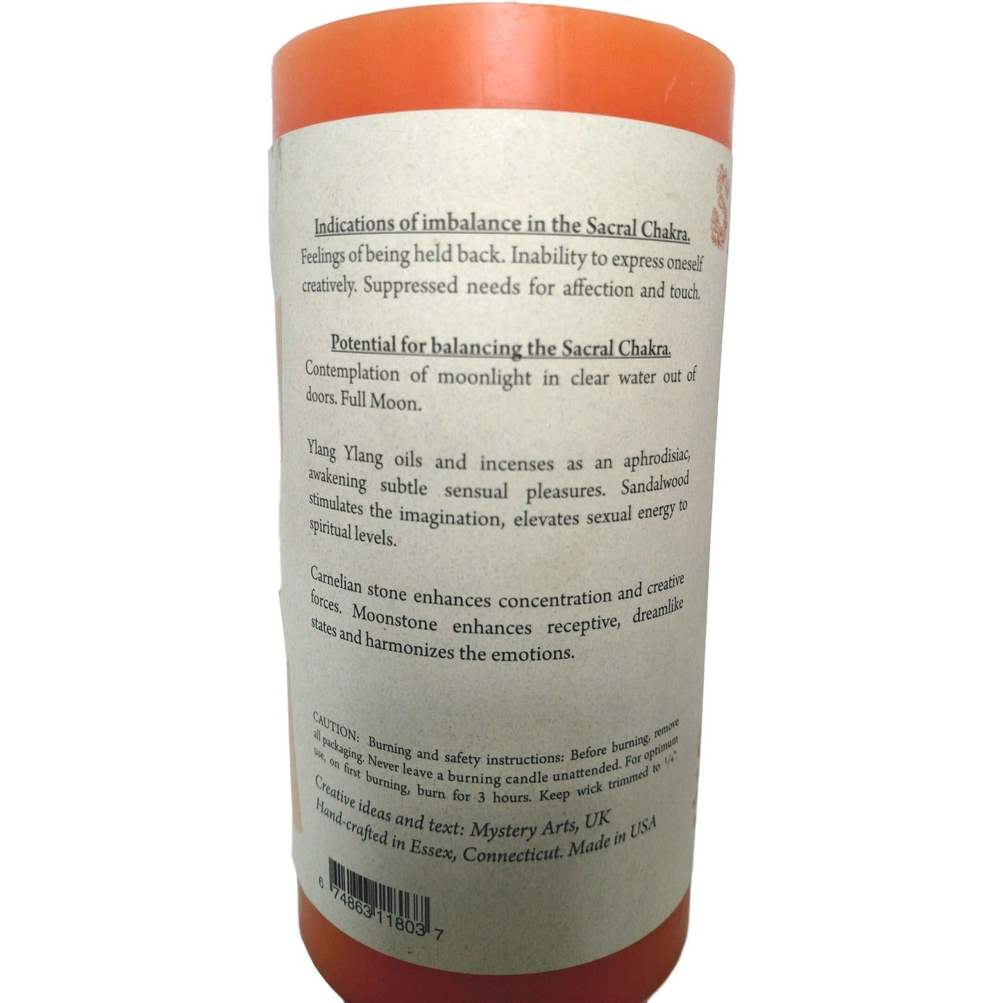 Sacral Chakra Candle