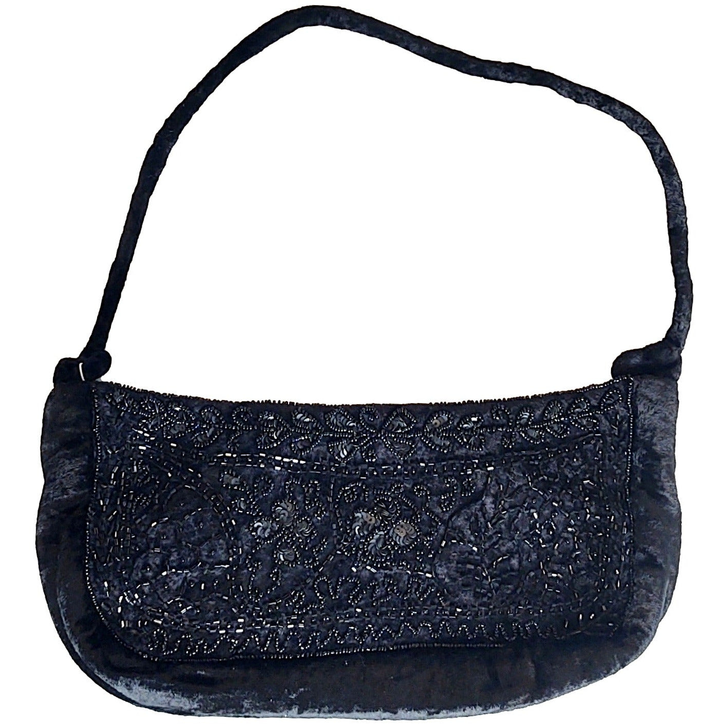 Beaded Velvet Purse