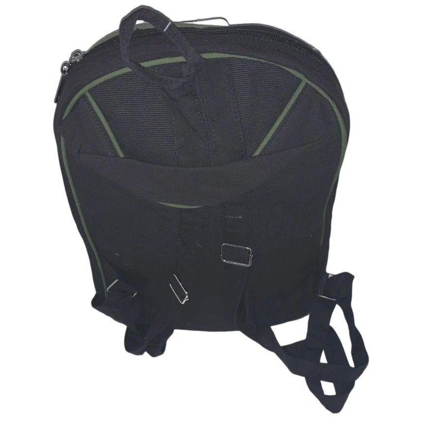 Yak & Yeti Rust and Black Cotton Tribal Print Backpack