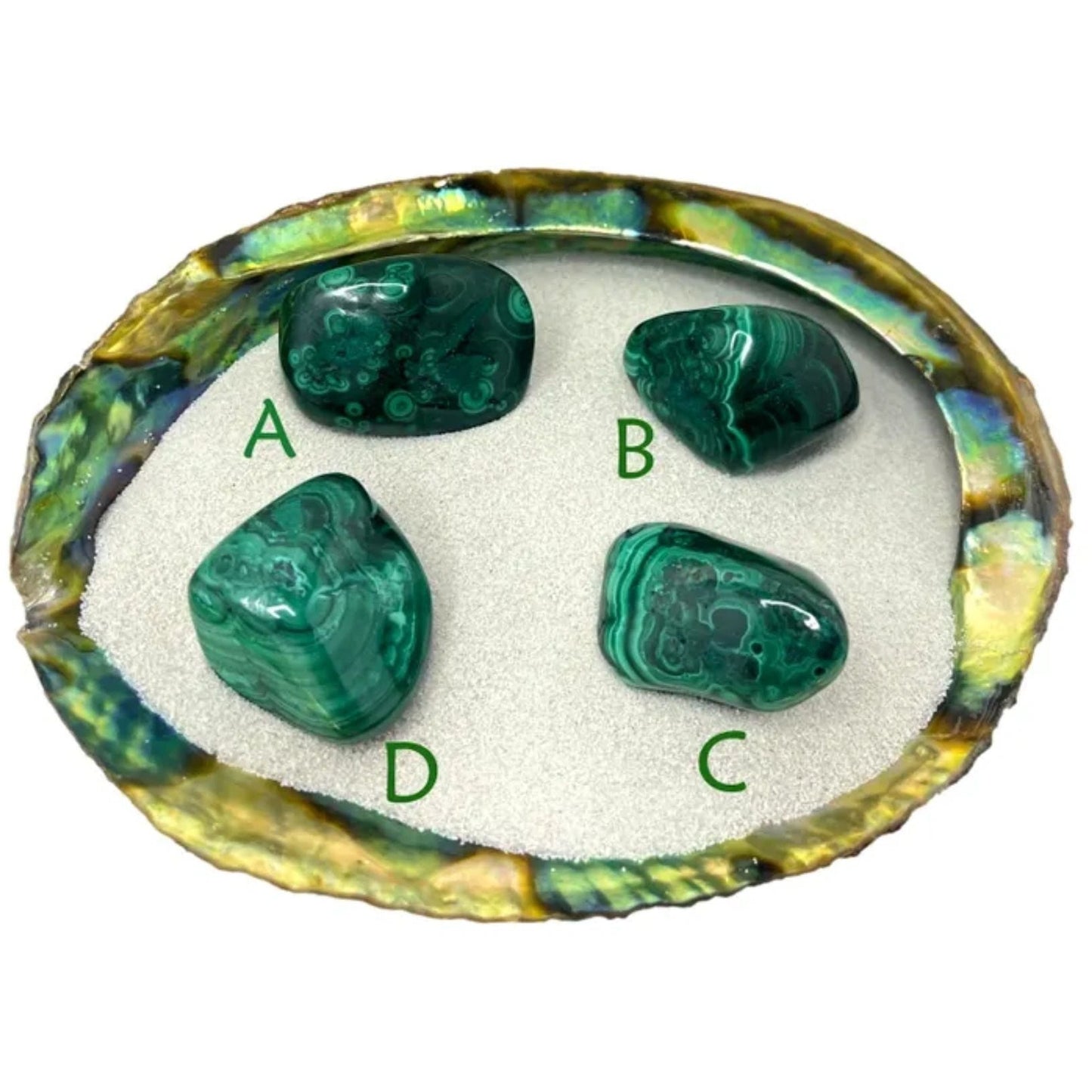 Malachite Tumbled Stones