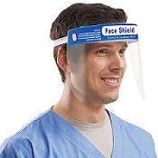 Face Shields with Band - Adult Size-Clearance