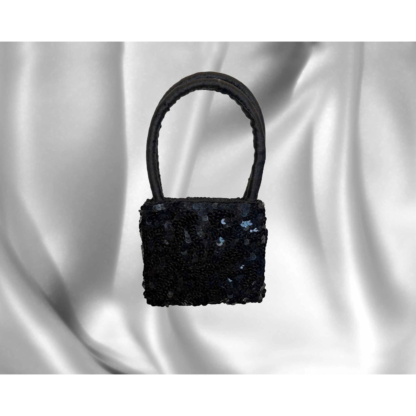 Satin & Sequins Hand Bag