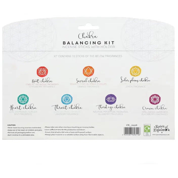 Chakra Incense Balancing Kit