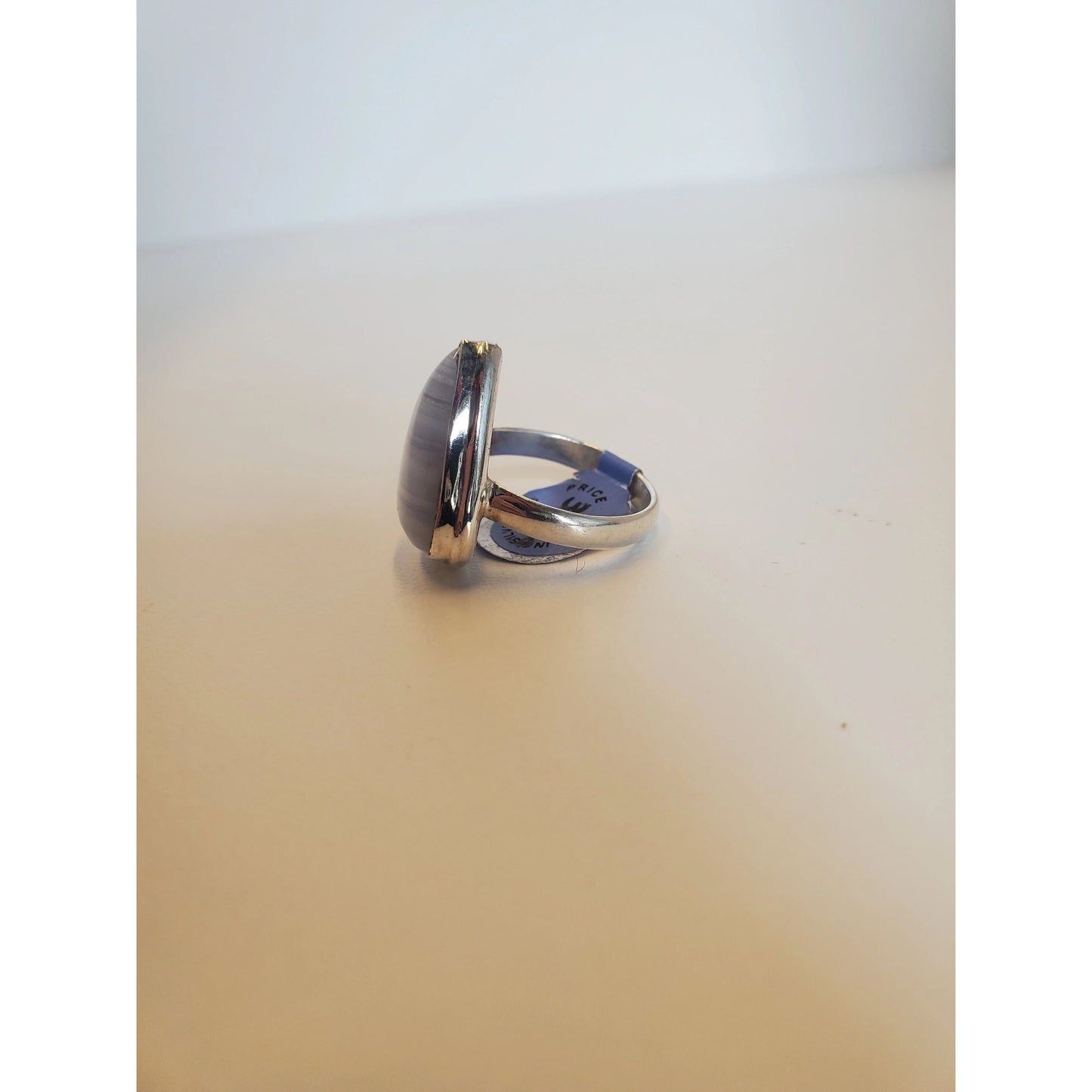 Blue Lace Agate Ring Size 8