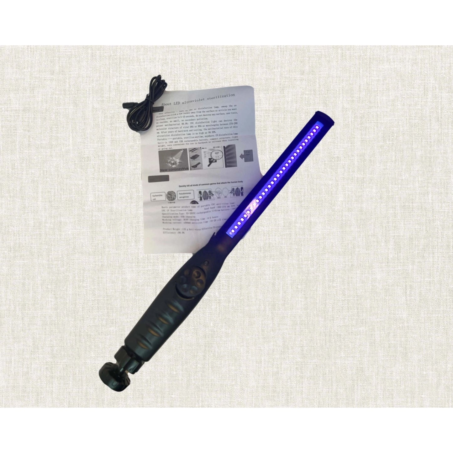 LED Ultraviolet Sterilization Wand-Clearance