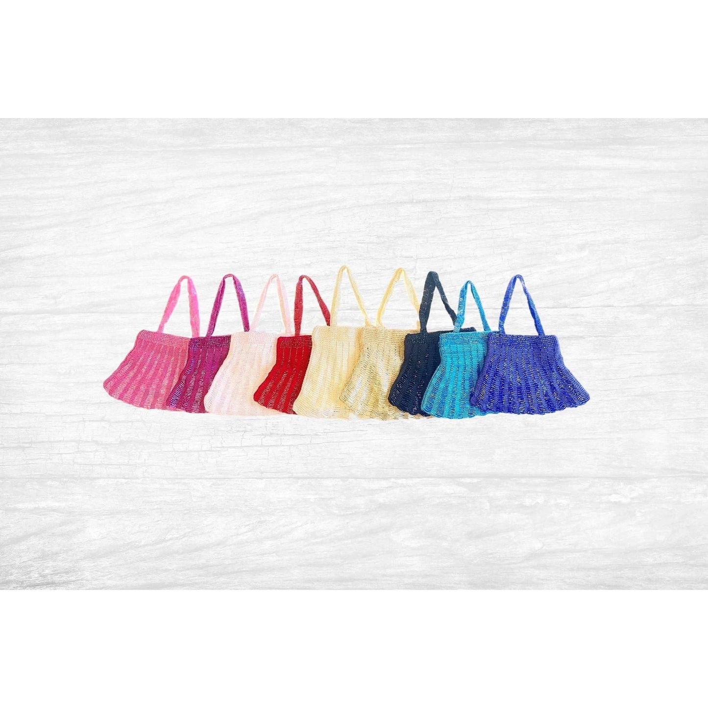 Crochet Seed Beaded Handmade Bag