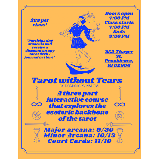 Tarot without Tears ~ In Store Class