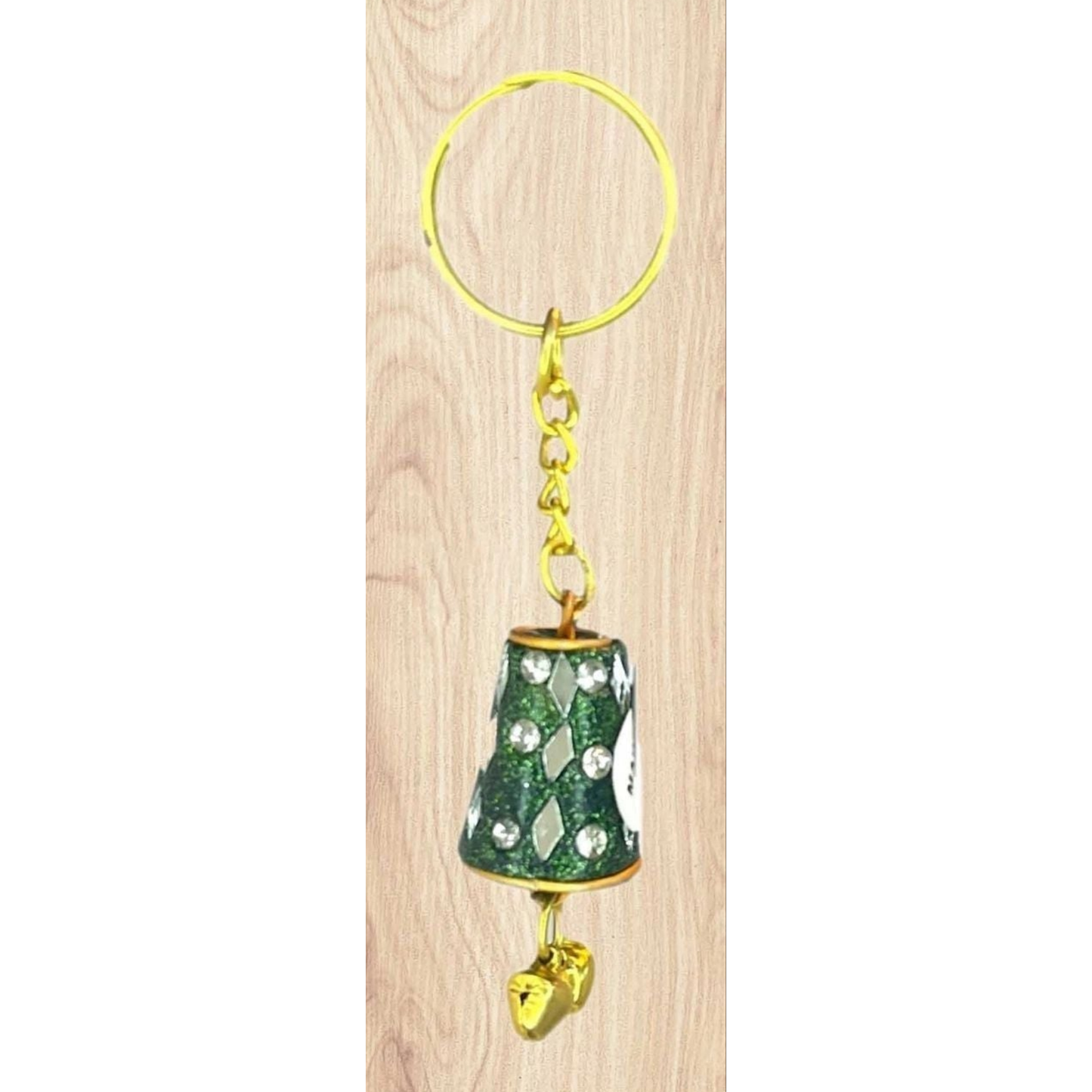 Handmade Rajasthani Bell Keychain - Assorted Colors