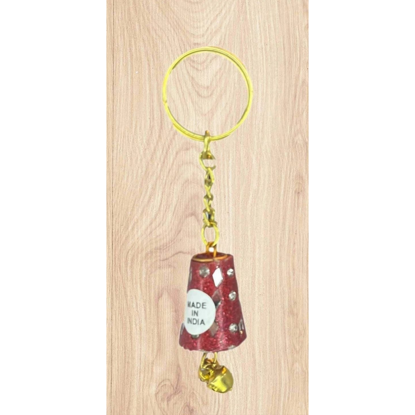 Handmade Rajasthani Bell Keychain - Assorted Colors