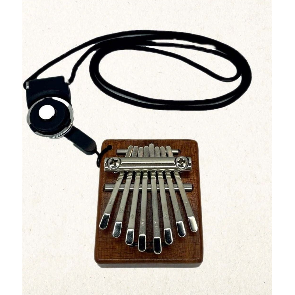 Mini 8-Key Sapele Plate Kalimba Instrument - 3 Designs ~ Finger Piano